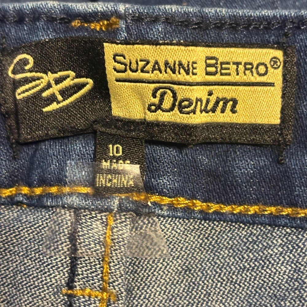 Suzanne Betro Dark Blue Skinny Jeans - Picture 6 of 9